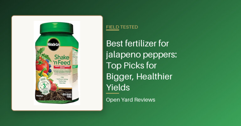 Best fertilizer for jalapeno peppers: Top Picks for Bigger, Healthier Yields