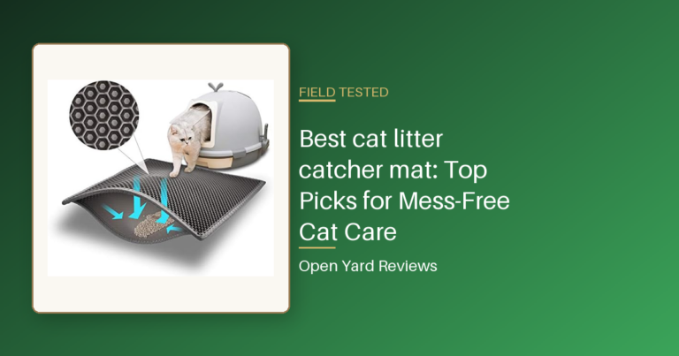 Best cat litter catcher mat: Top Picks for Mess-Free Cat Care