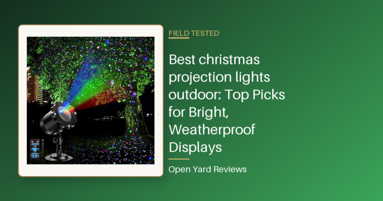 Best christmas projection lights outdoor: Top Picks for Bright, Weatherproof Displays